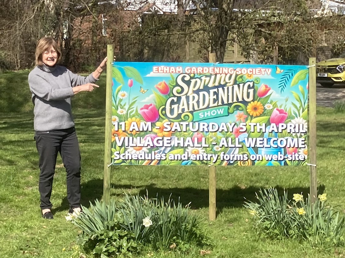 Spring show publicity banner